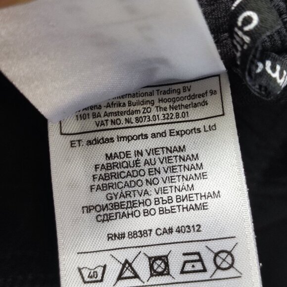 Adidas ClimaLite athletic short youth size M black white lightweight - Picture 8 of 14